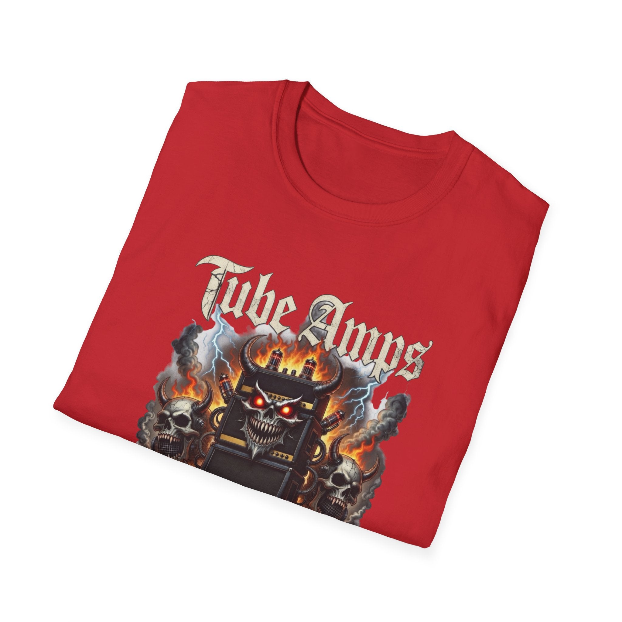 Tube Amps T-Shirt — "EL34s Don't Take Software Updates, Kid" Guitarist Tee