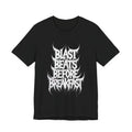 Blast Beats Before Breakfast T-Shirt — Metal Drummer Graphic Tee