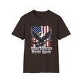 Make America Metal Again T-Shirt — Bald Eagle Playing Guitar