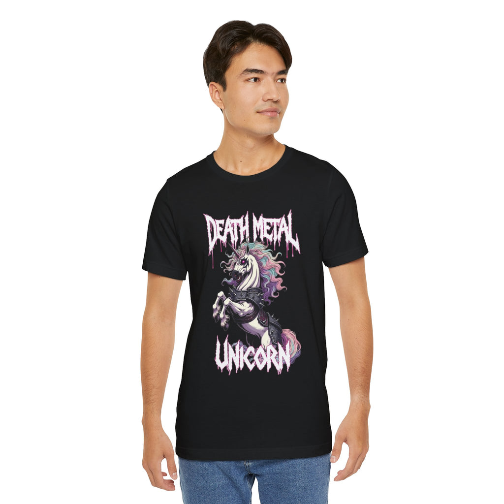 Death Metal Unicorn T-Shirt — Gothic Rainbow Unicorn Tee