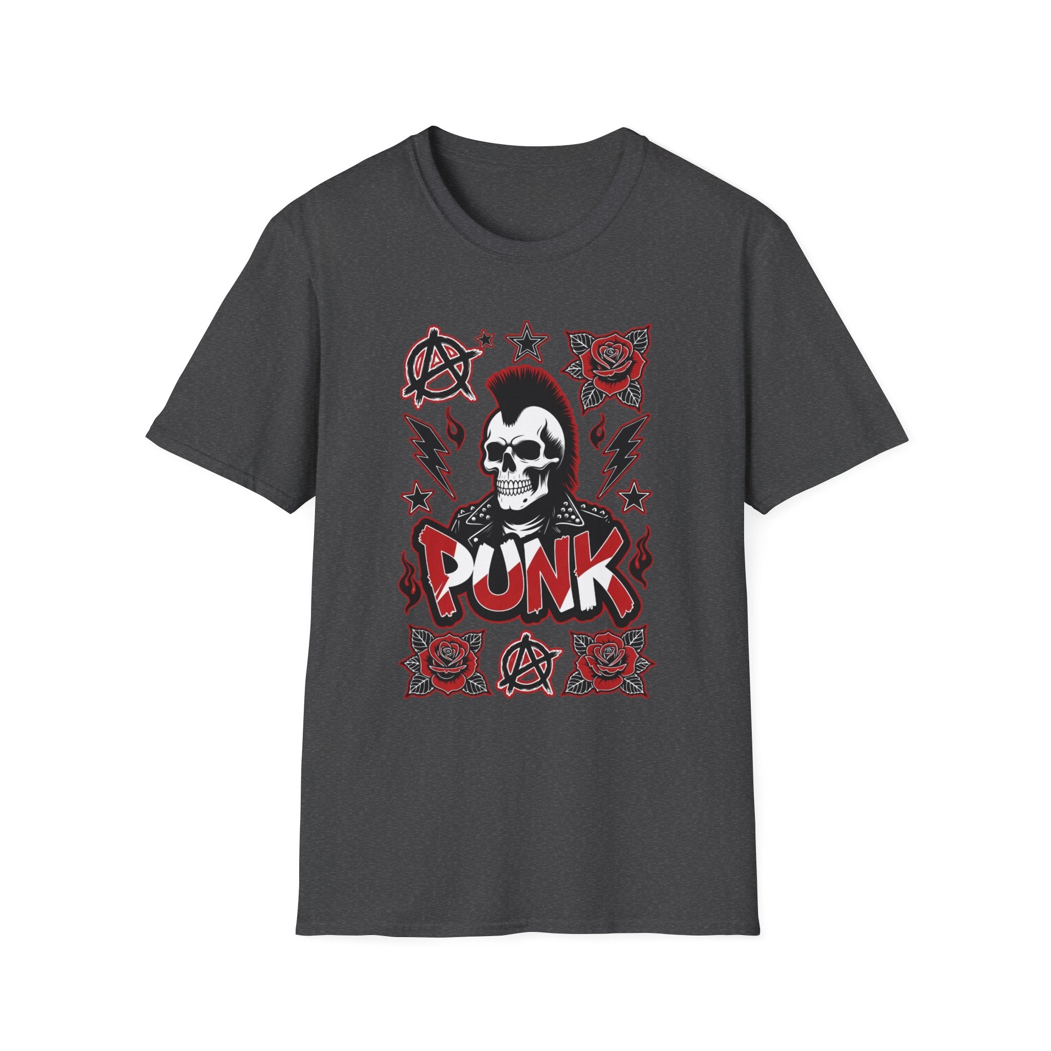 Punk Skull & Roses T-Shirt