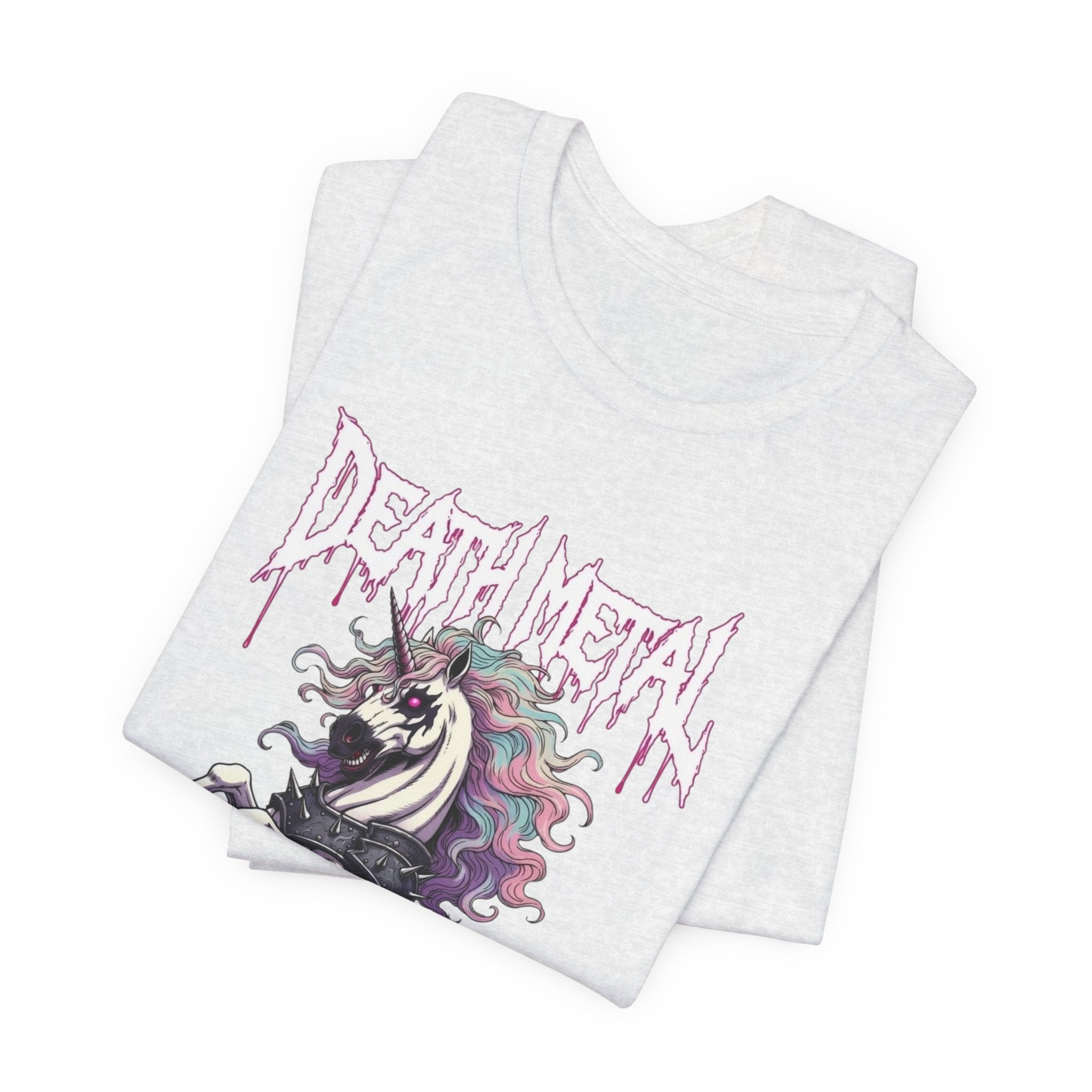 Death Metal Unicorn T-Shirt — Gothic Rainbow Unicorn Tee