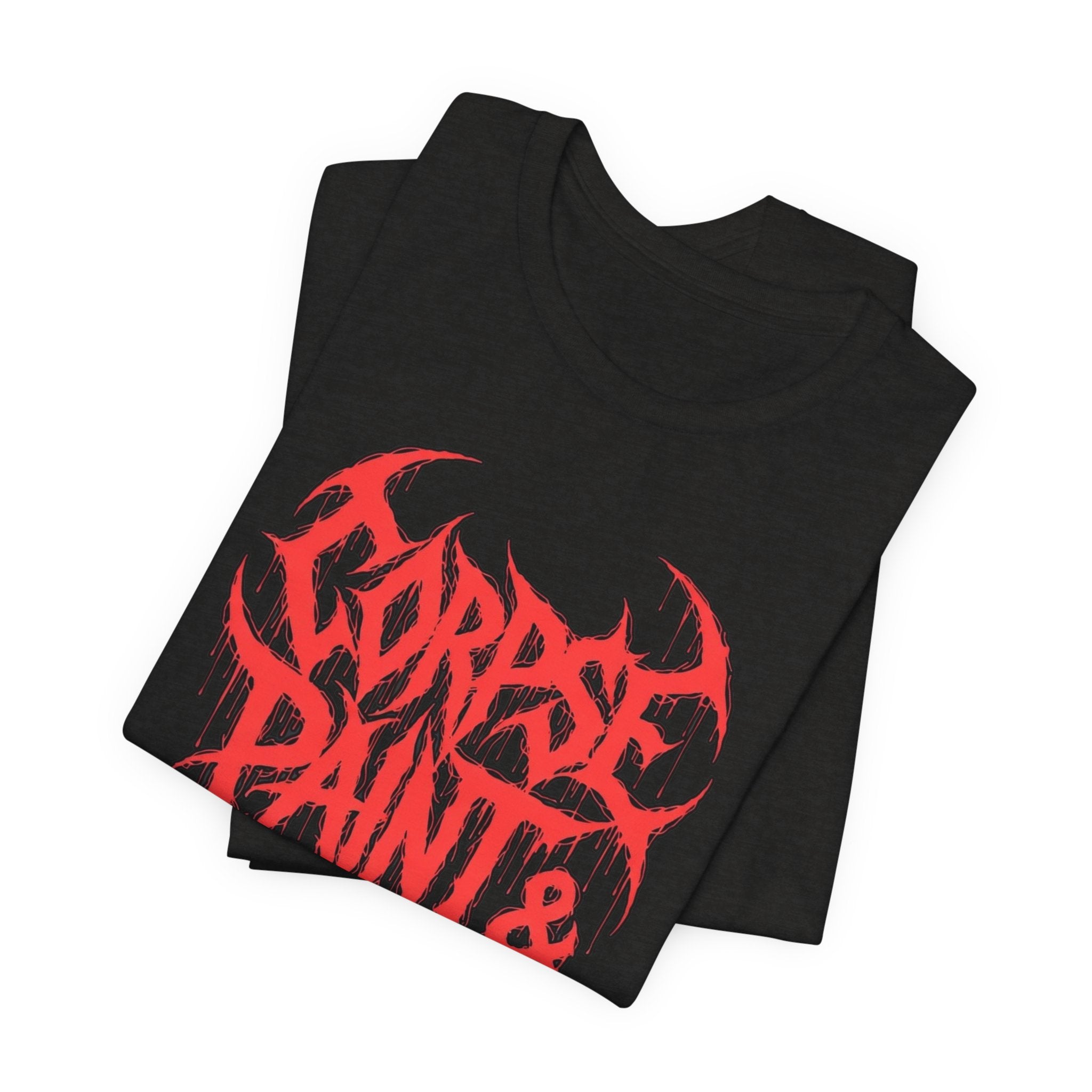 Corpse Paint & Coffee Tee — Gothic Metal Band Shirt