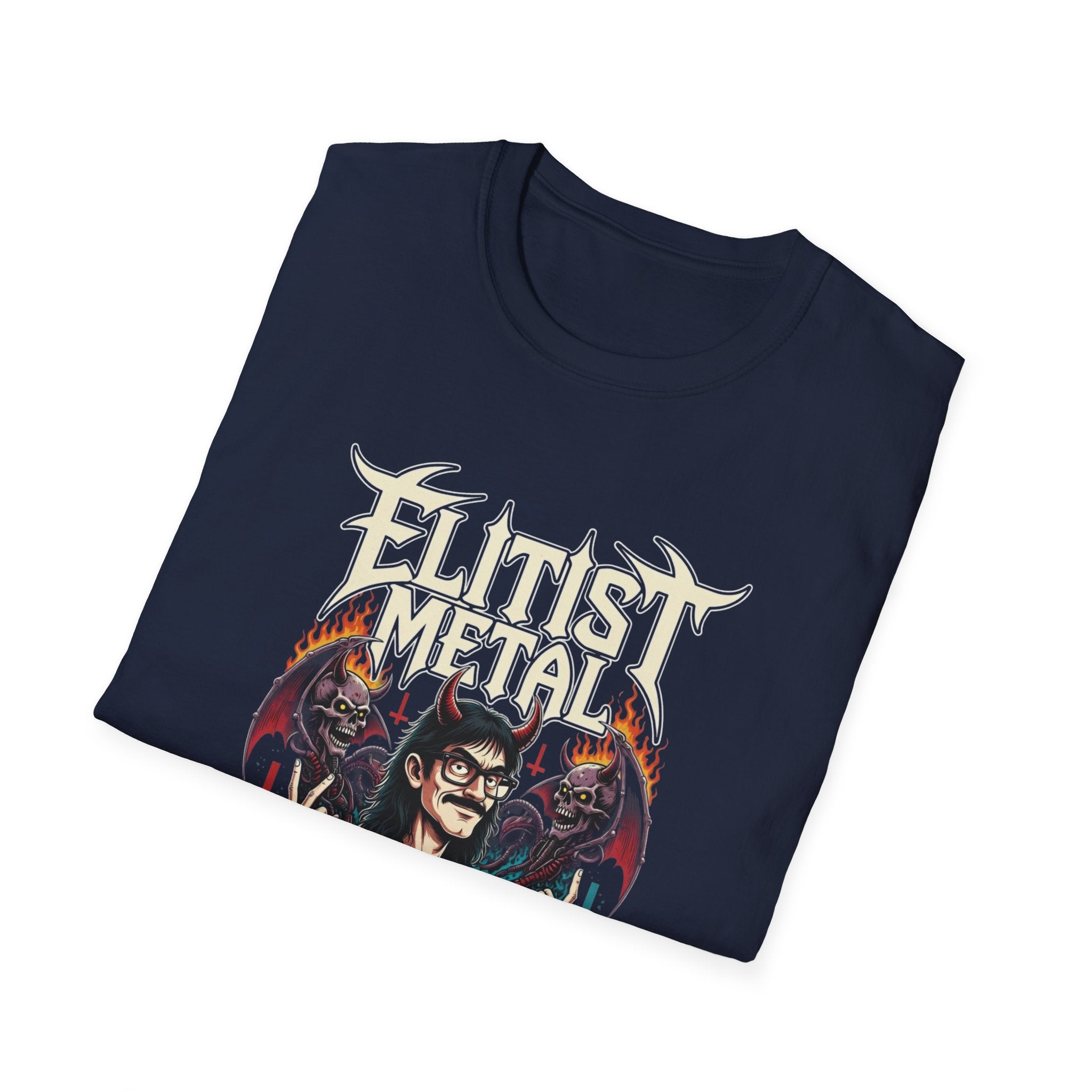 Elitist Graphic T-Shirt — Retro Occult Band Art