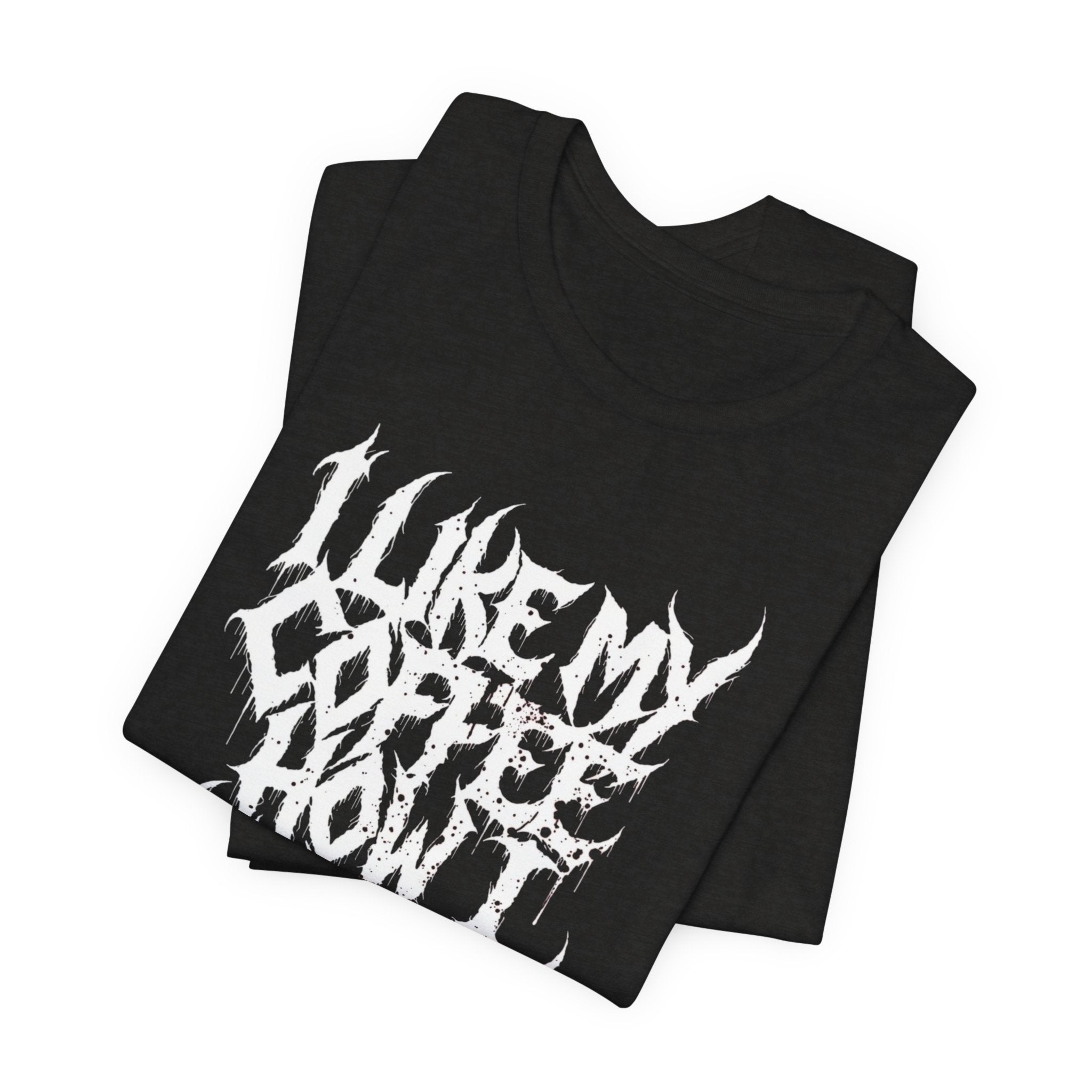 Metal Music T‑Shirt - "I Like My Coffee How I Like My Metal" Crew Tee