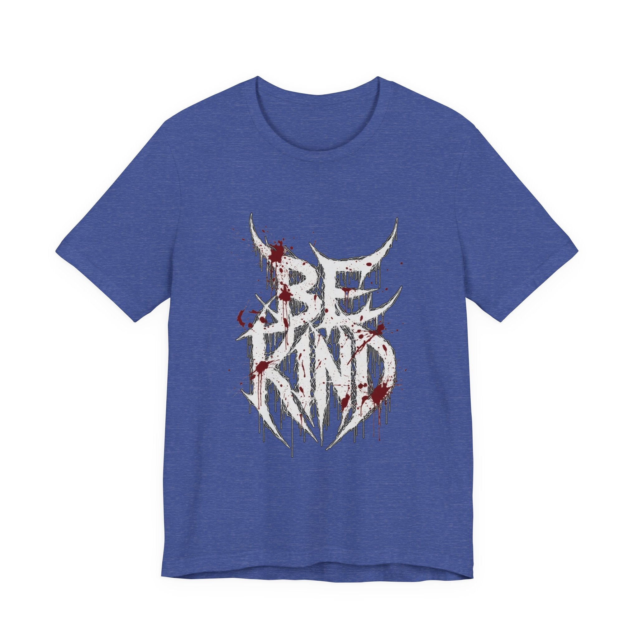 Be Kind Graphic Tee — Gothic Horror “Be Kind” Blood-Drip T-Shirt