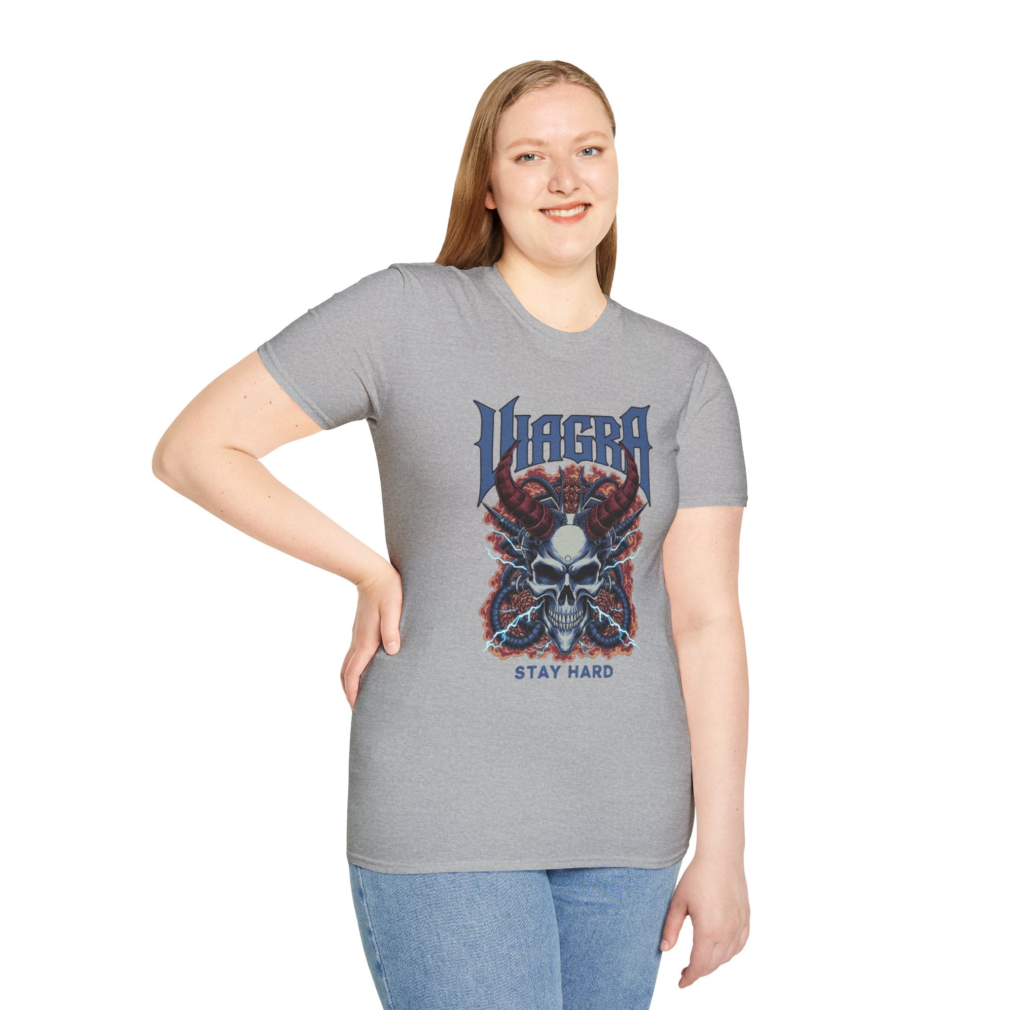 VIAGRA Skull 'Stay Hard' T-Shirt