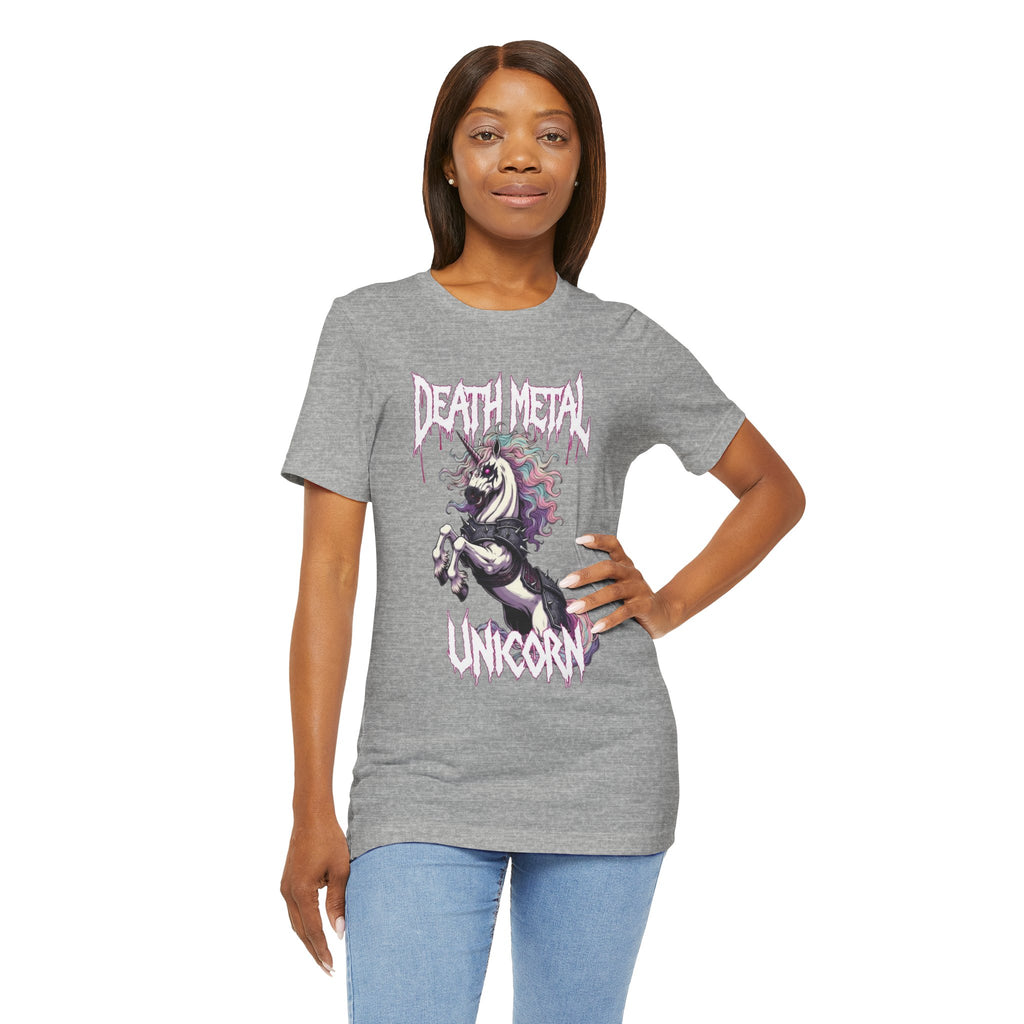 Death Metal Unicorn T-Shirt — Gothic Rainbow Unicorn Tee