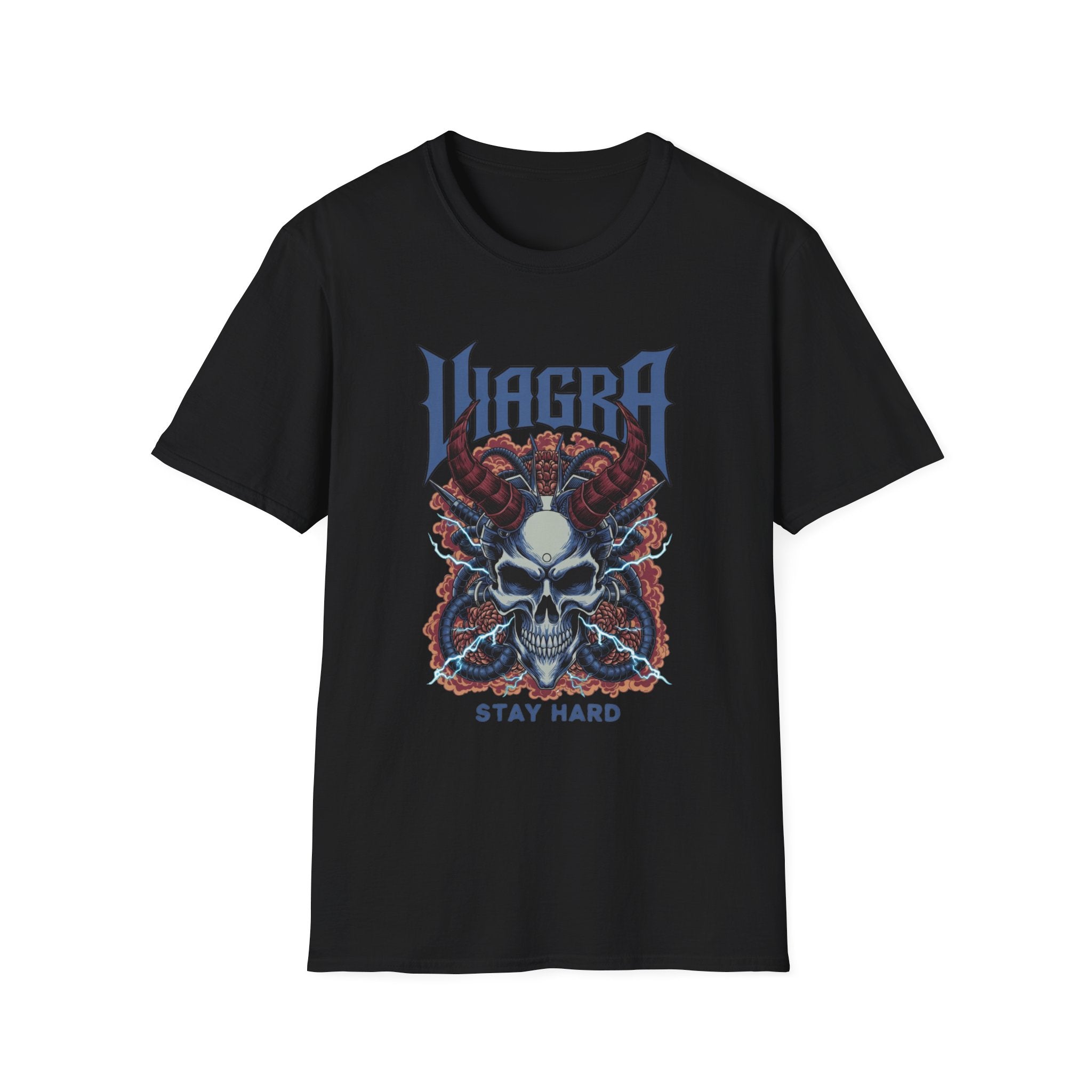 VIAGRA Skull 'Stay Hard' T-Shirt