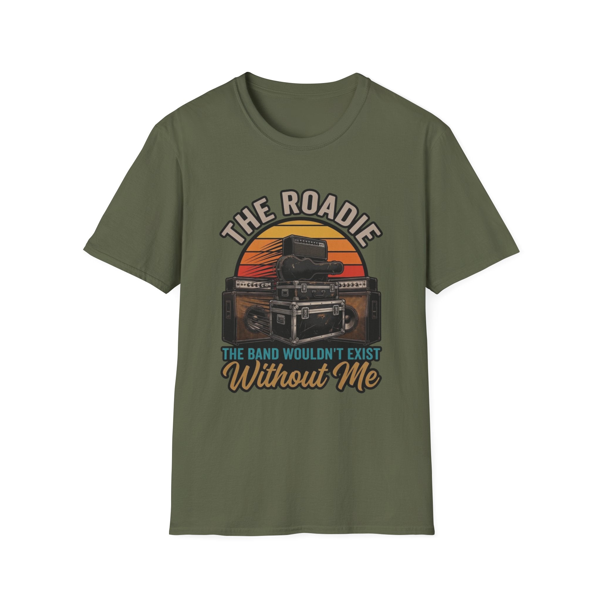 Roadie T-Shirt — "The Roadie: The Band Wouldn't Exist Without Me" Vintage Tour Tee