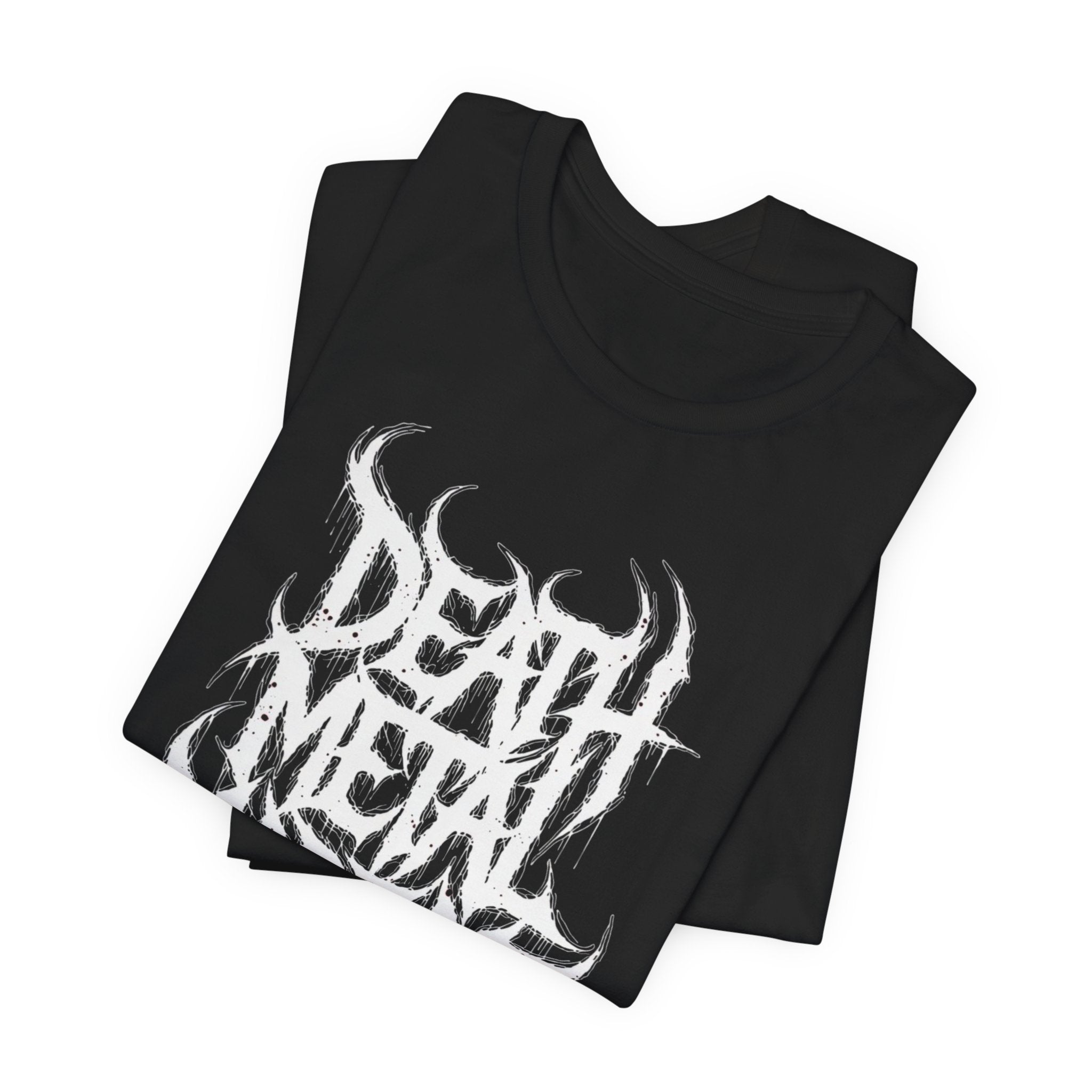 Death Metal Made Me Do It T‑Shirt — Heavy Metal Graphic Tee