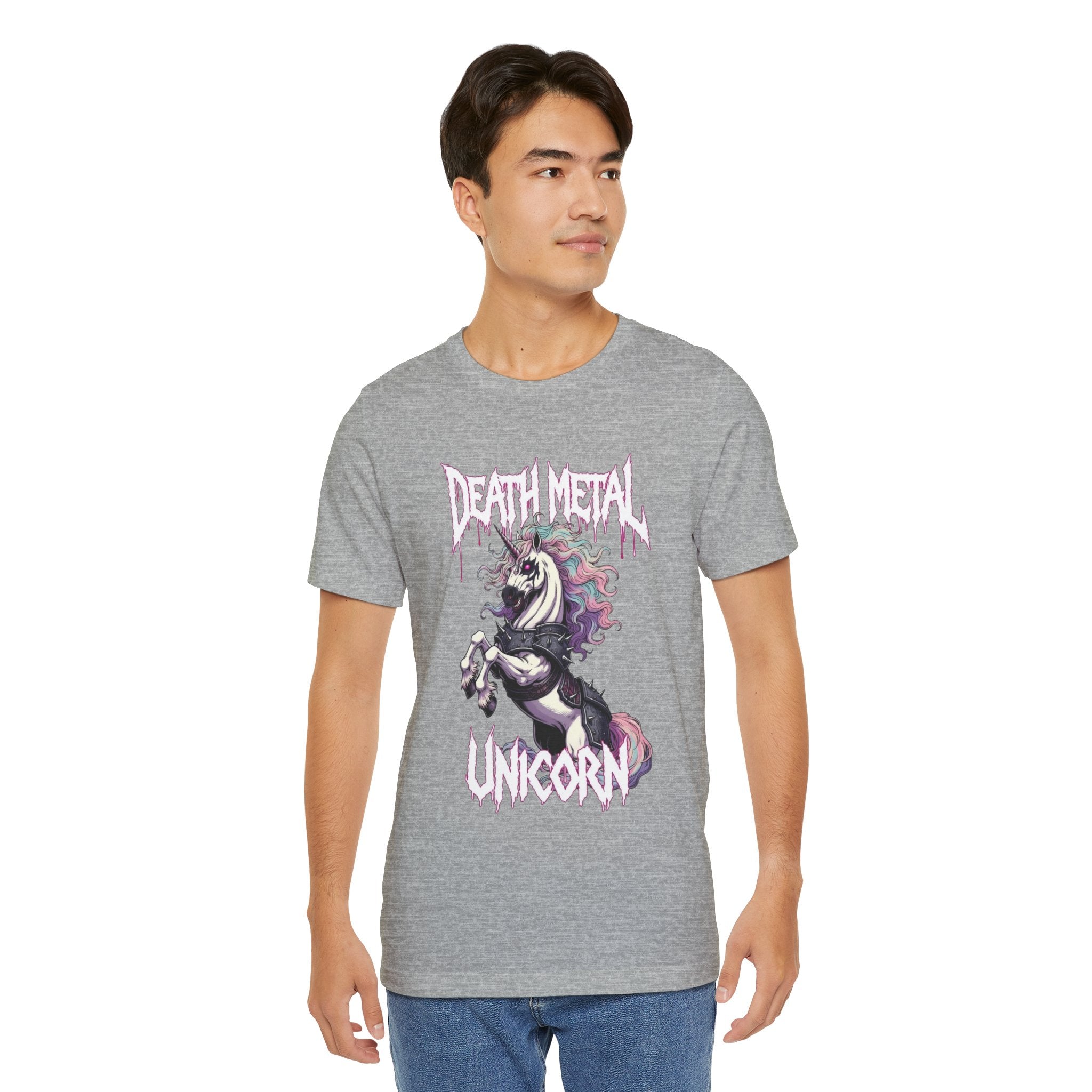 Death Metal Unicorn T-Shirt — Gothic Rainbow Unicorn Tee