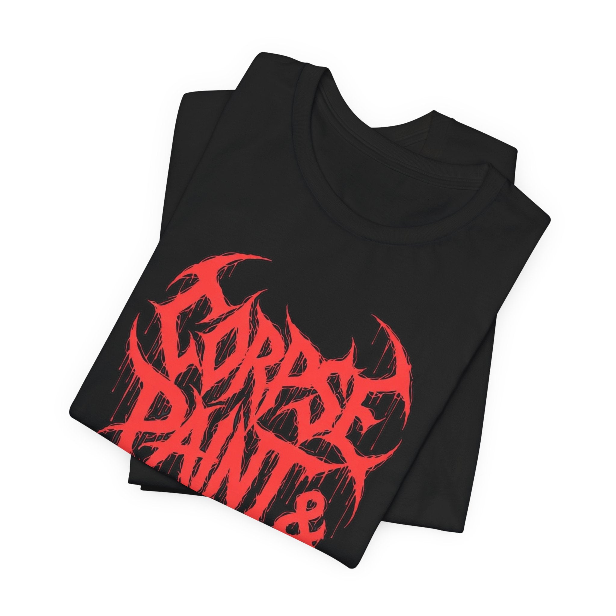 Corpse Paint & Coffee Tee — Gothic Metal Band Shirt