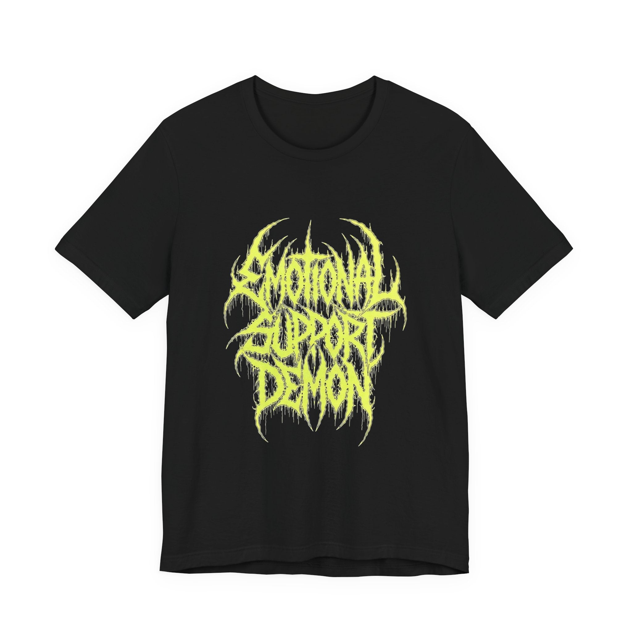 Emo Metal Tee — "Emotional Support Demon" Graphic Shirt