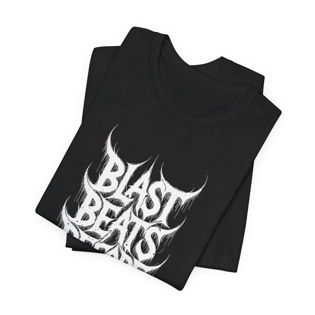 Blast Beats Before Breakfast T-Shirt — Metal Drummer Graphic Tee