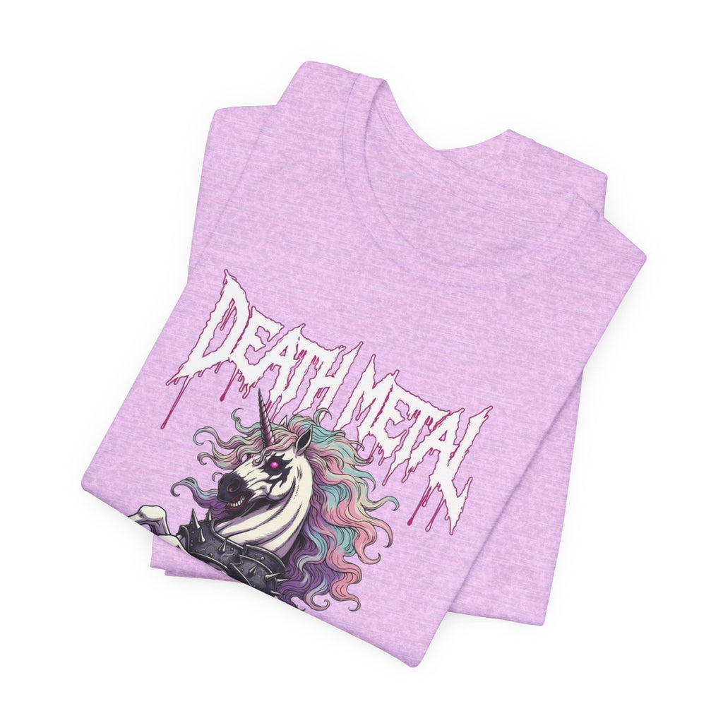 Death Metal Unicorn T-Shirt — Gothic Rainbow Unicorn Tee