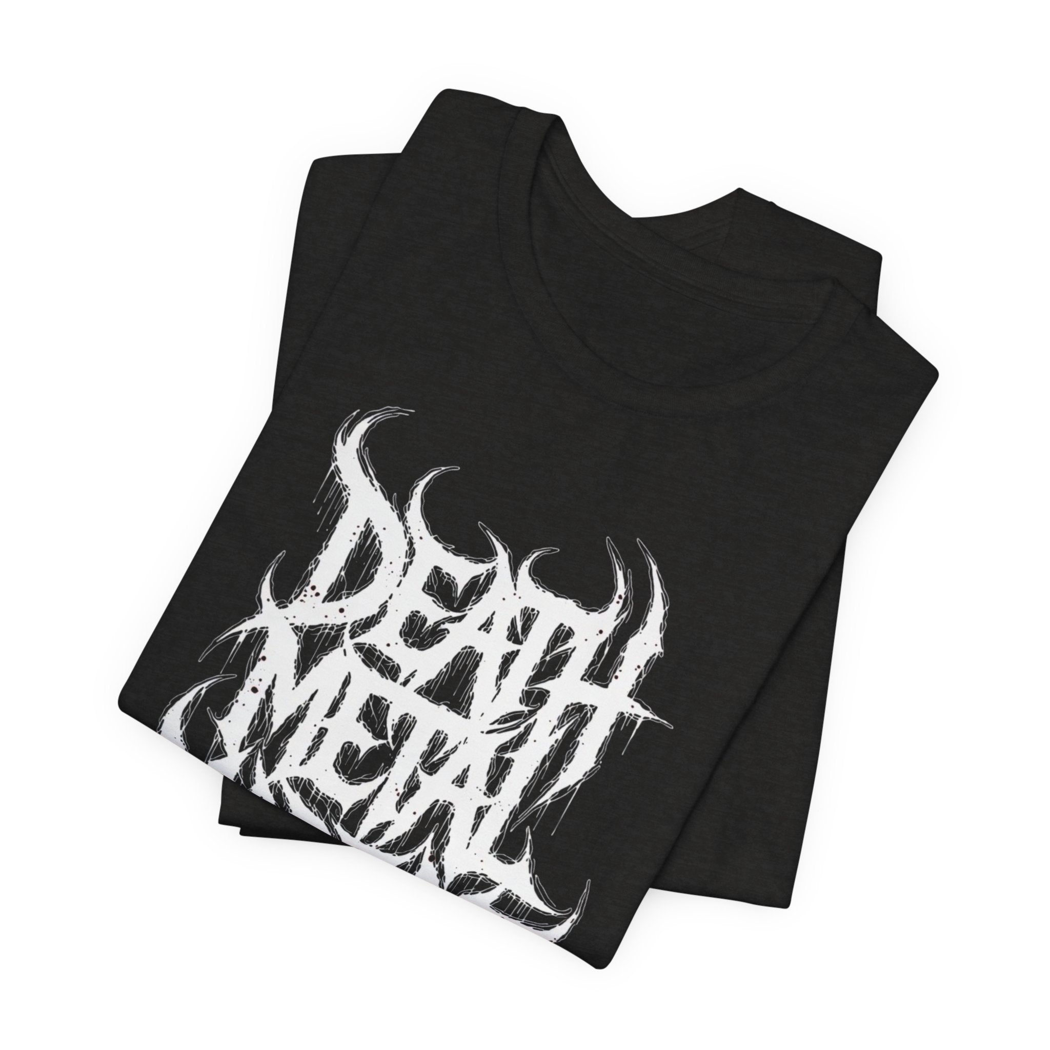 Death Metal Made Me Do It T‑Shirt — Heavy Metal Graphic Tee