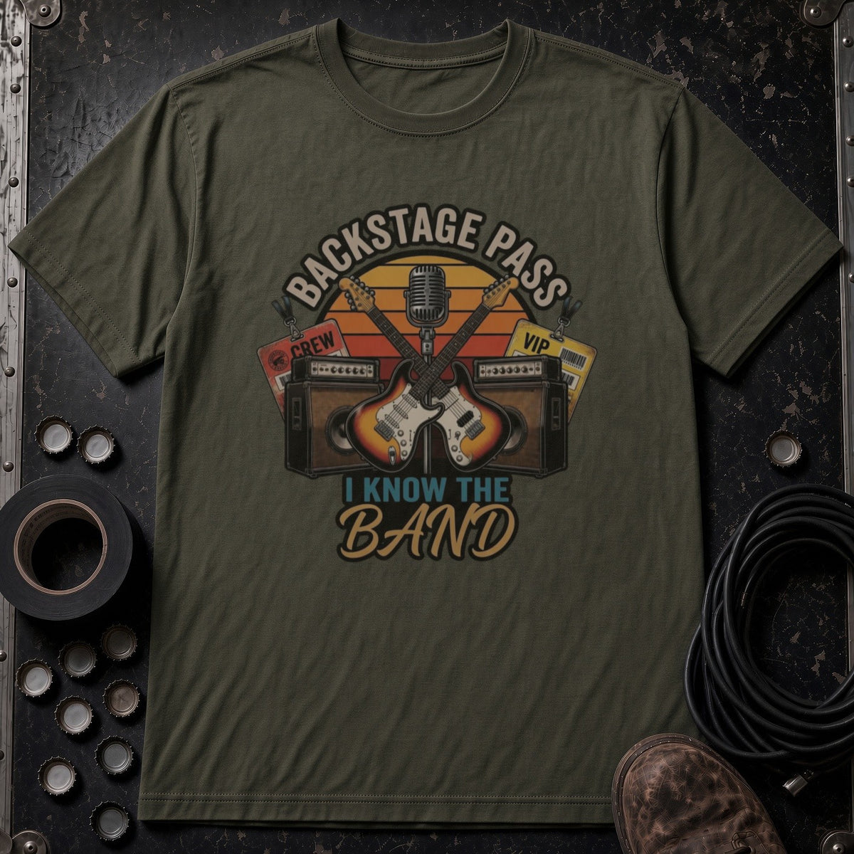 Backstage Pass I Know the Band | Softstyle