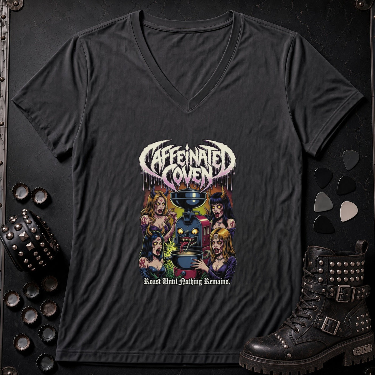 Caffeinated Coven | V-Neck