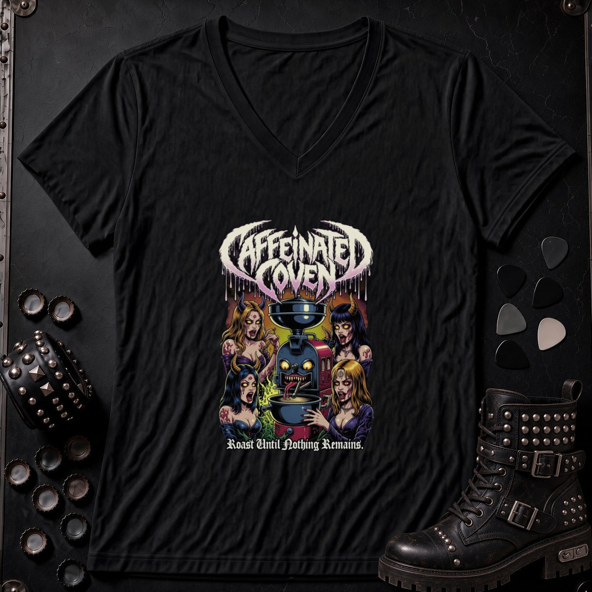 Caffeinated Coven | V-Neck