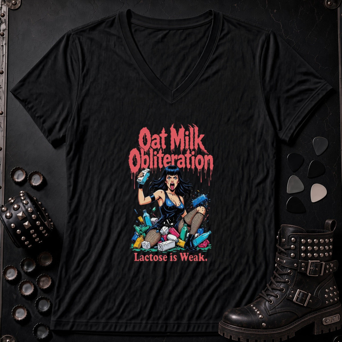Oat Milk Obliteration | V-Neck