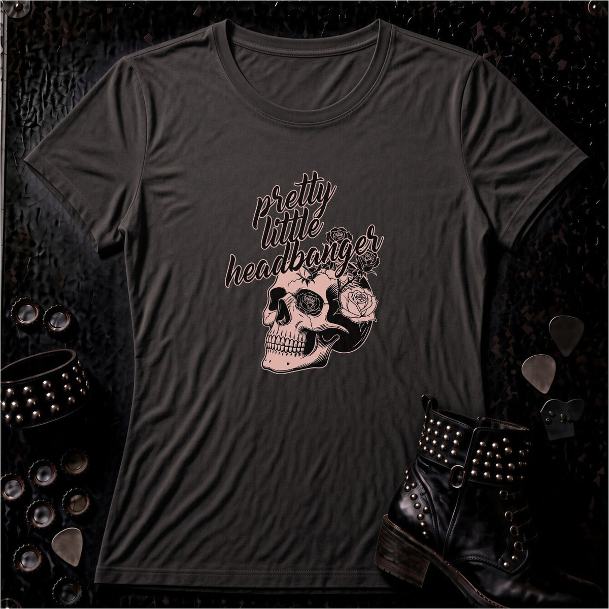 Pretty Little Headbanger|Skull & Roses