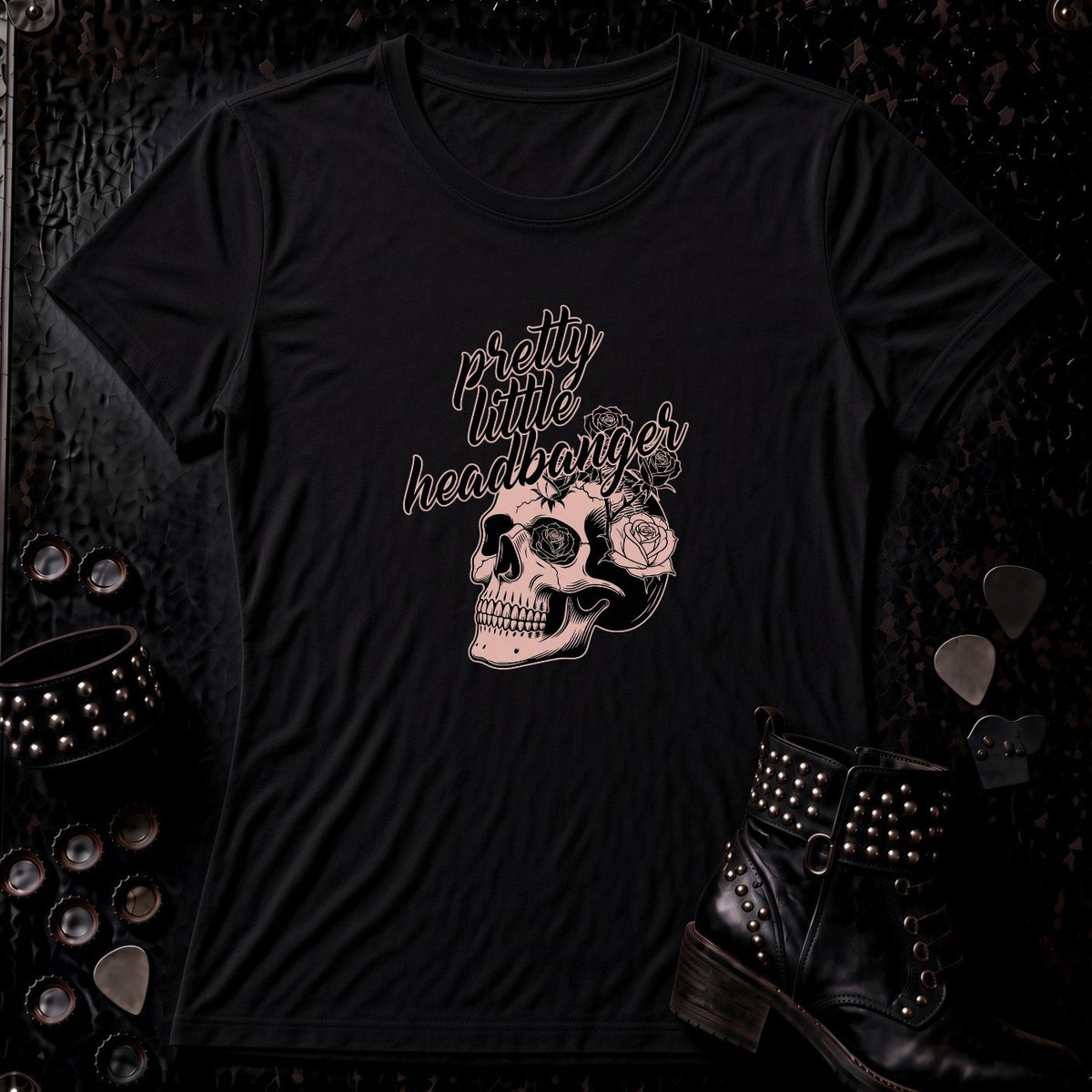 Pretty Little Headbanger|Skull & Roses